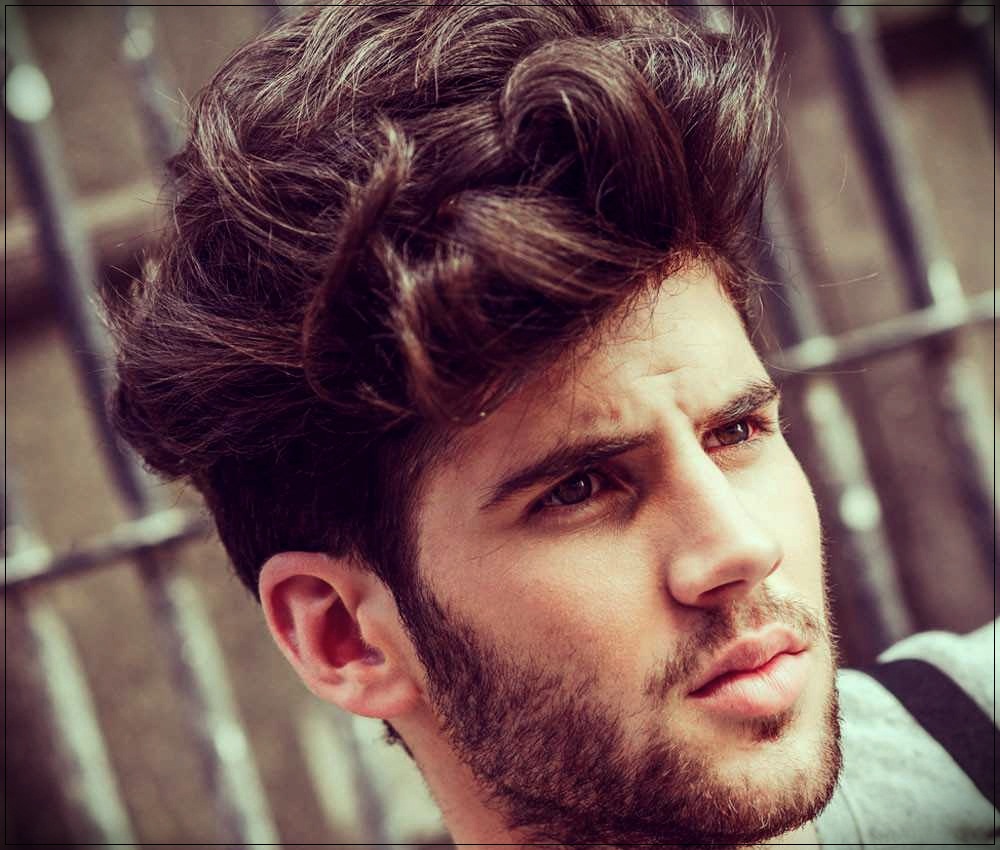 Coupe de cheveux  pour homme  boucl  des photos de looks 