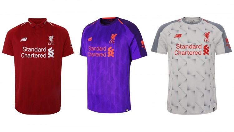 Liverpool - Maillots de l'équipe européenne 2018