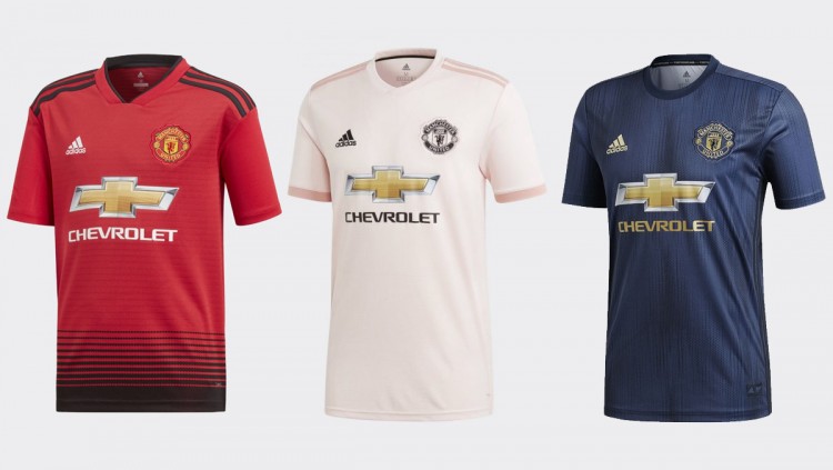 Manchester United - Maillots de l'équipe européenne 2018