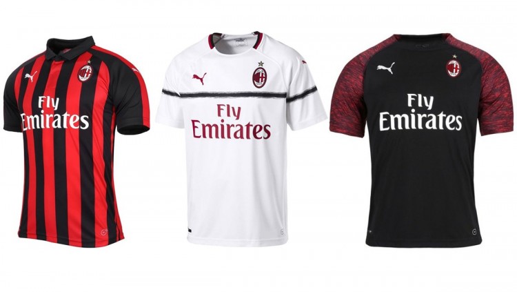 Milan - Maillots de l'équipe européenne 2018