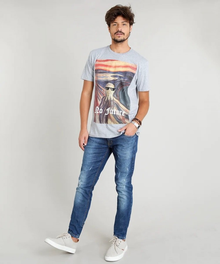 T-shirt imprimé pour homme