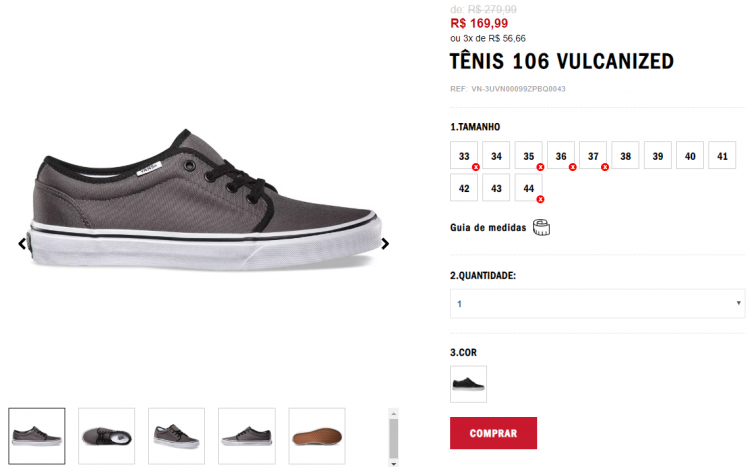 Baskets Vans 106 Vulcanized