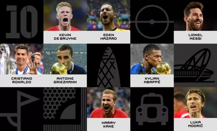 Rencontrez les 10 candidats pour le meilleur prix au monde (Neymar est sorti)