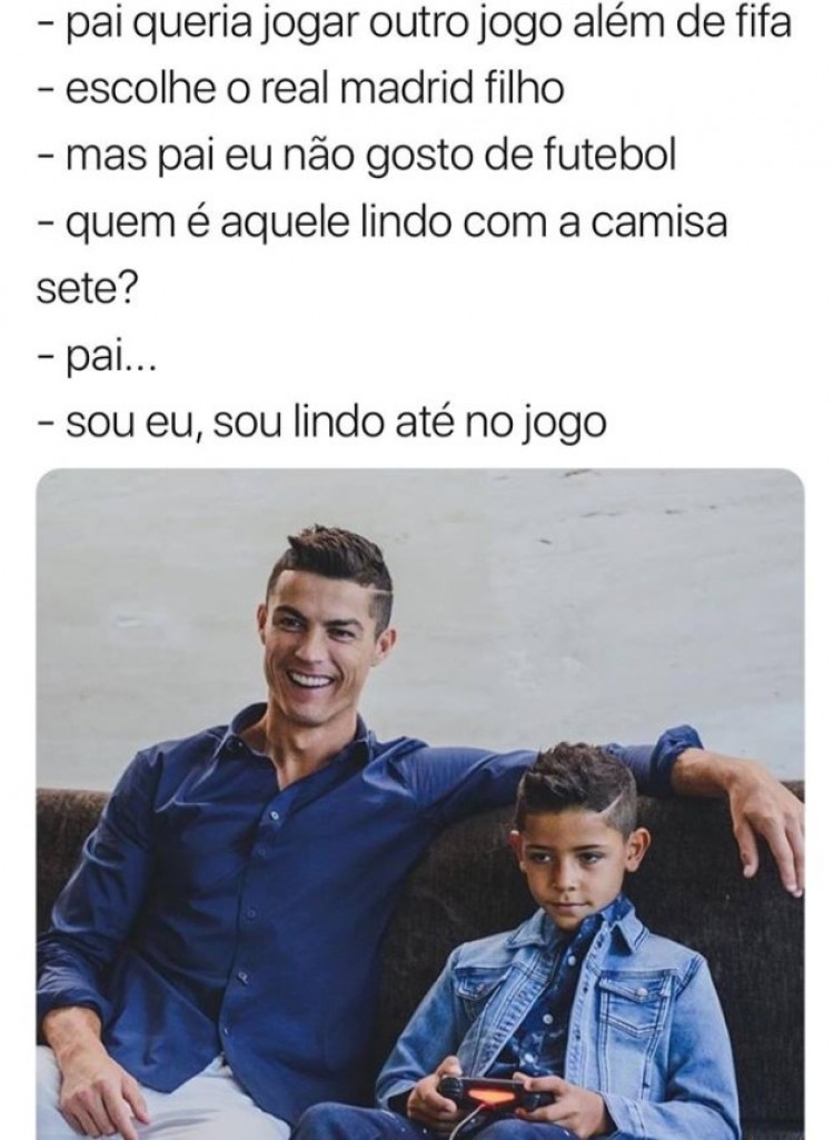 memes cristiano ronaldo avec fils