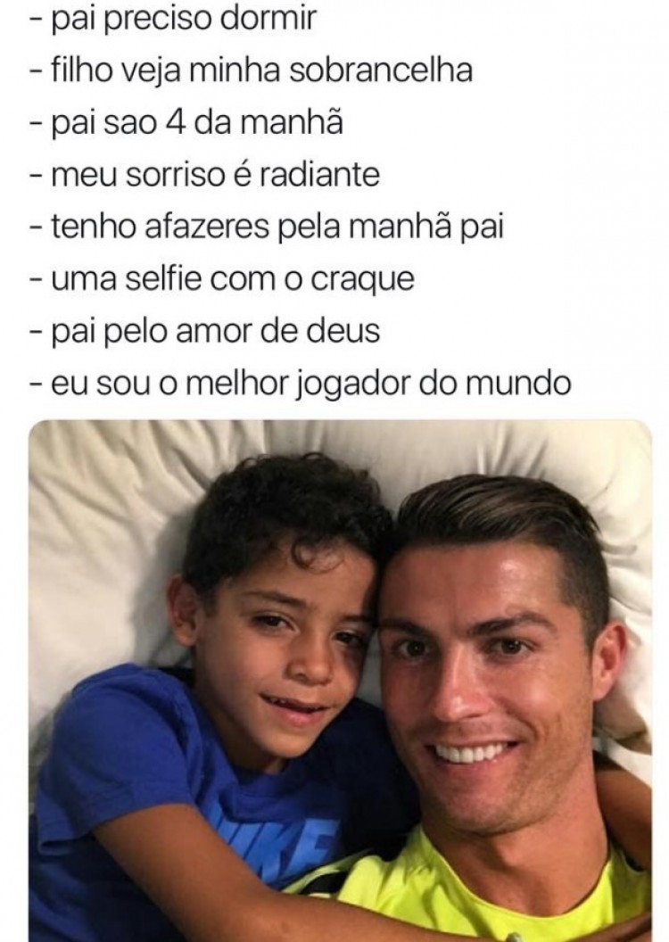 memes cristiano ronaldo avec fils