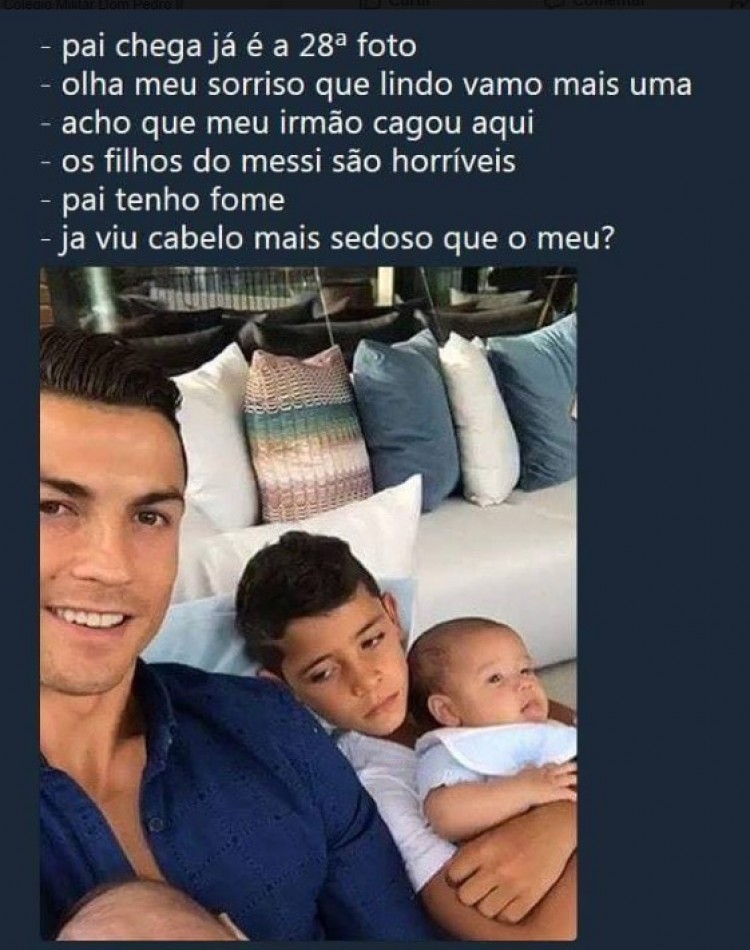 memes cristiano ronaldo avec fils