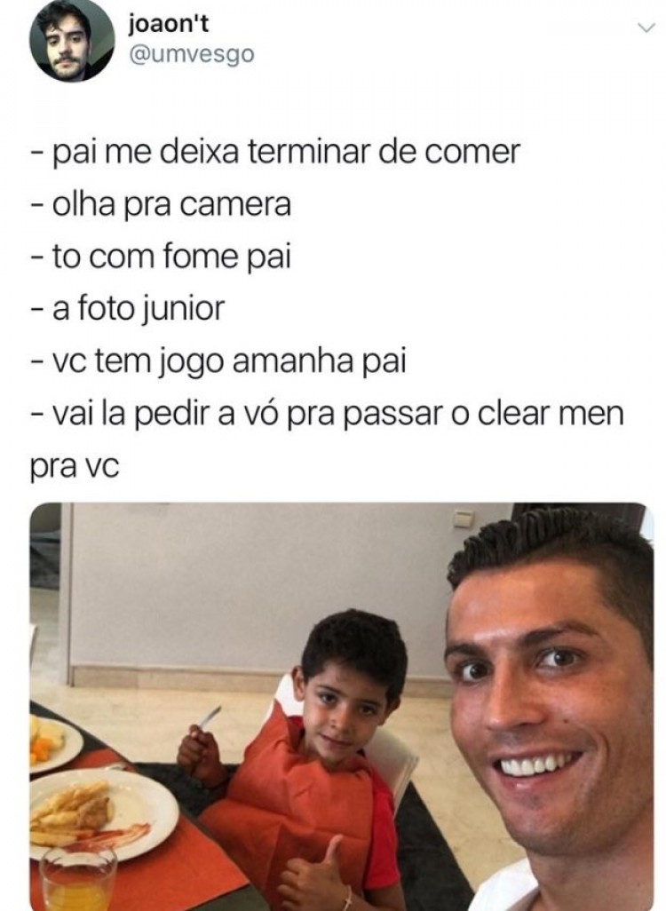 memes cristiano ronaldo avec fils