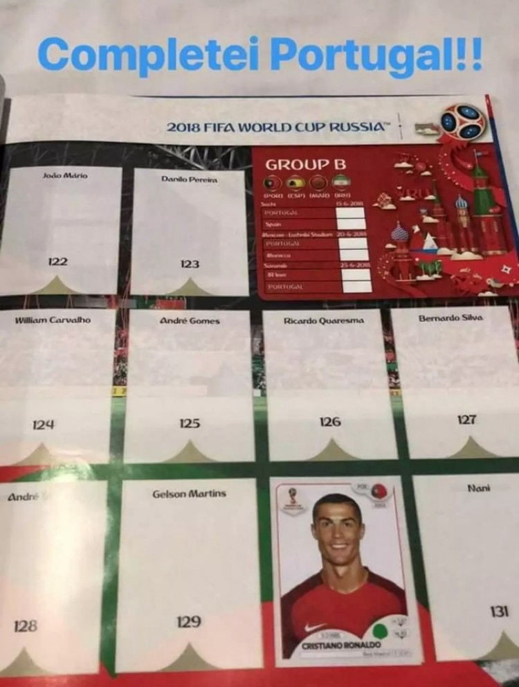 Souvenirs de la victoire du Portugal contre le Maroc