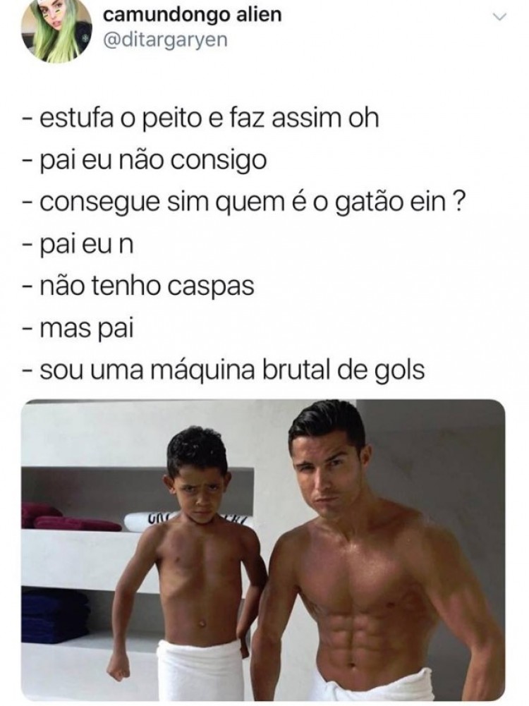 memes cristiano ronaldo avec fils