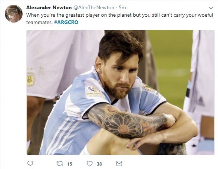 Argentine vs Croatie memes du jeu