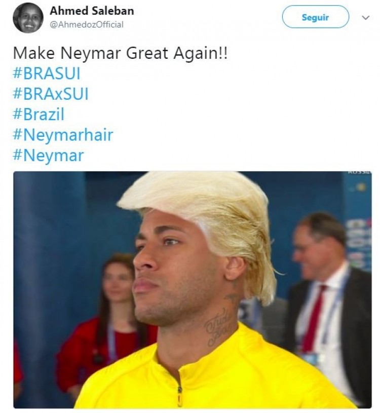 mèmes de coupe de cheveux neymar