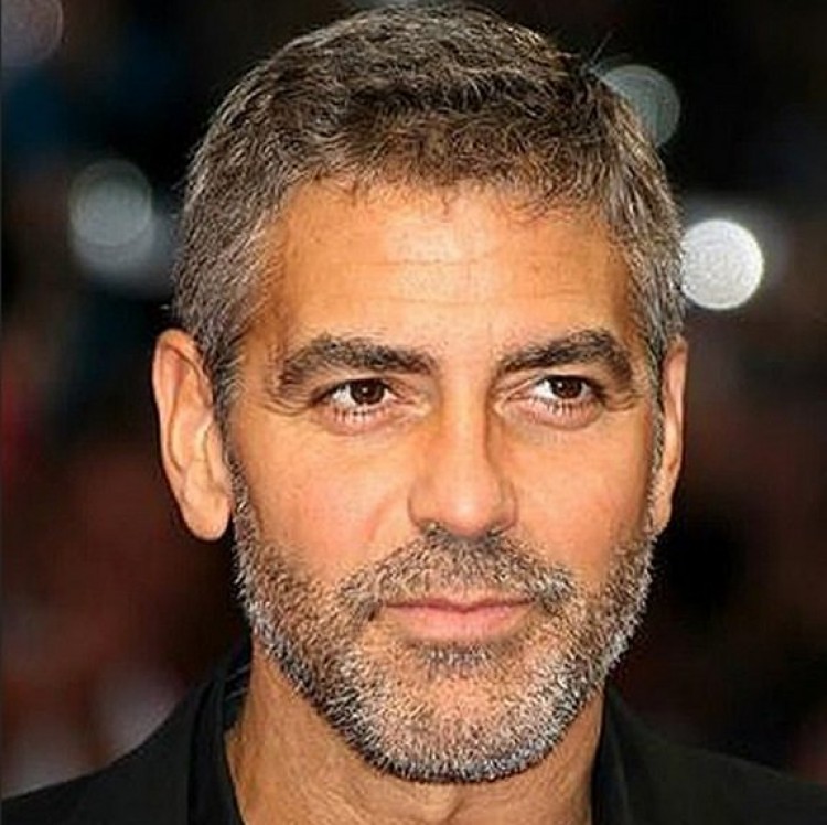 George Clooney avec barbe