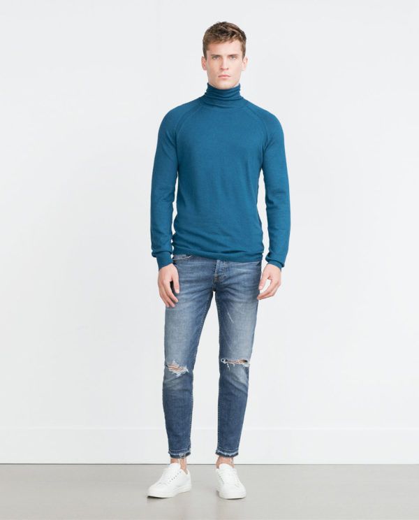 mode-pantalon-et-jean-jean-homme-automne-hiver-2015-2016-modèle-skinny-de-zara-avec-déchiré 