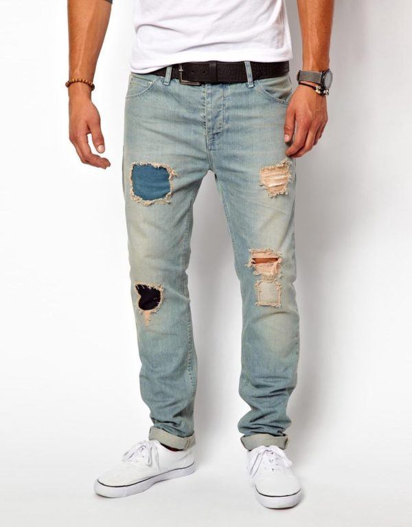 pantalons-et-jeans-mode-homme-automne-hiver-2013-2014-tendances-jeans-déchirés