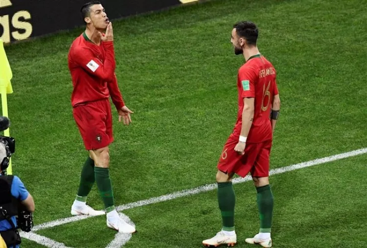 Comprendre la `` célébration de la chèvre '' de Cristiano Ronaldo dans les objectifs de la Coupe du monde 2018