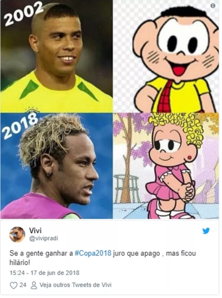 memes da estreia do Brasil na Copa do Mundo 2018