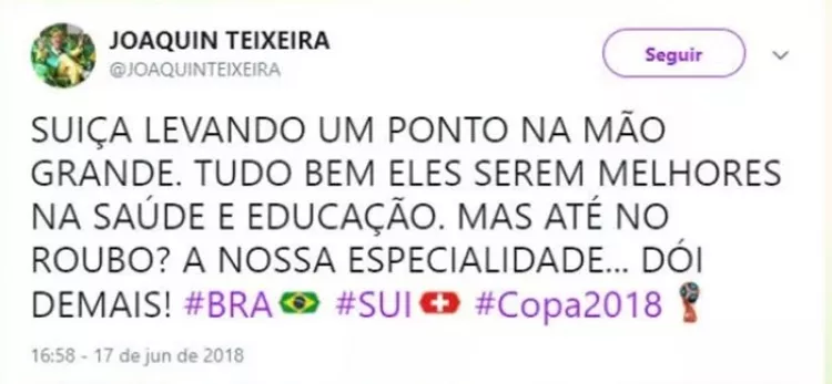 memes da estreia do Brasil na Copa do Mundo 2018