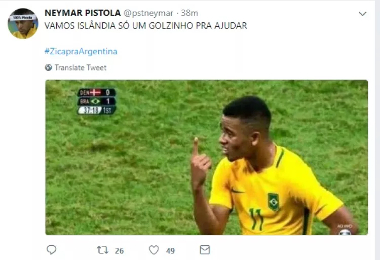 Memes do jogo Argentina x Nigéria