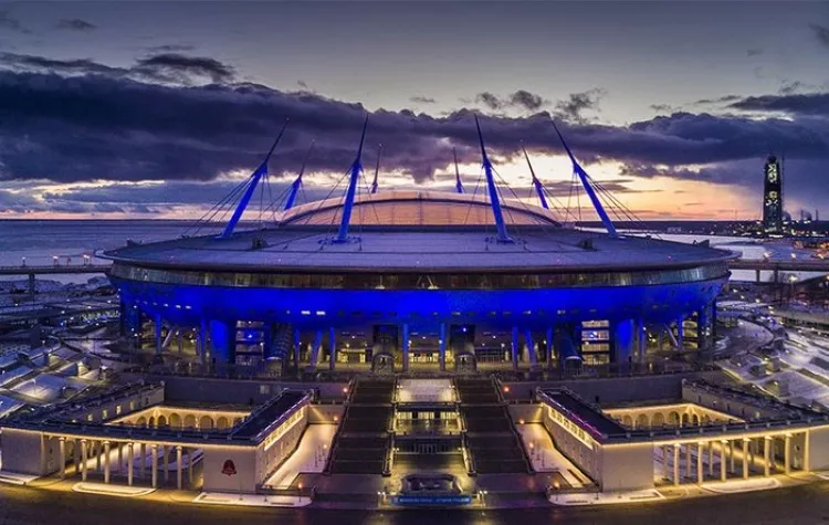 Stade Krestovsky Zenit - stades de la coupe du monde 2018