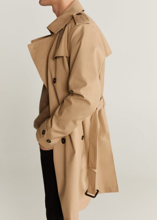 Trench imperméable Mango Man catalogue HE Saison Automne Hiver 2020 2021