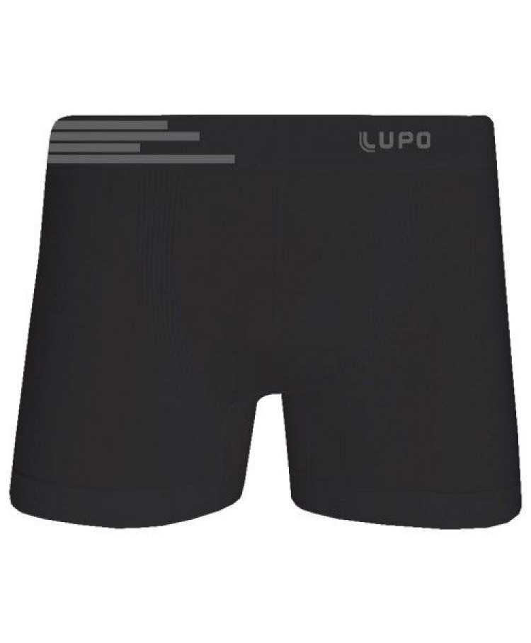 Boxer Lupo Attractive II Microfibre S Coutures noires