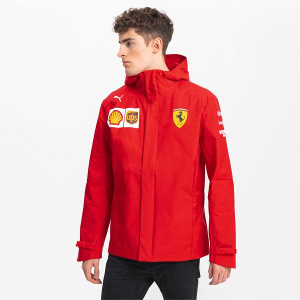 Catalogue Puma Veste à capuche tissée Ferrari Team Automne-Hiver 2020 2021