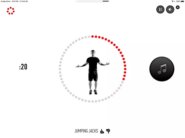 Entraînement officiel de 7 minutes de J&J