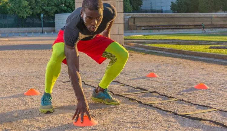 équipement d'entraînement à domicile d'échelle d'agilité