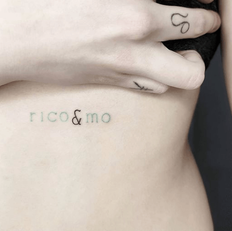 Tatouages ​​minimalistes pour les hommes 2021 noms