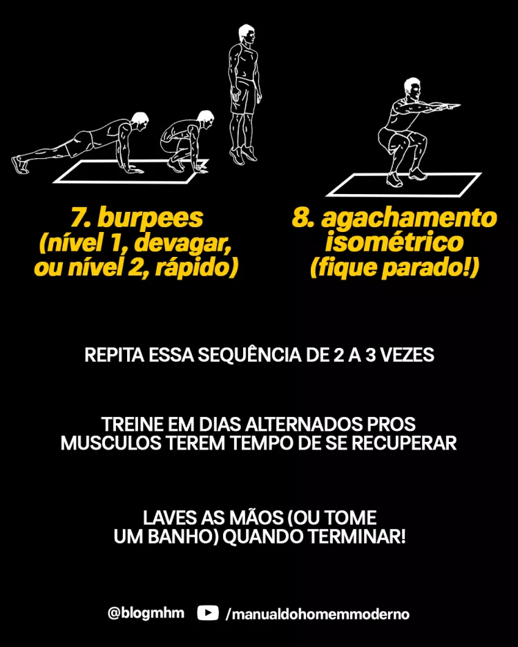 EXERCÍCIO PARA FAZER EM CASA