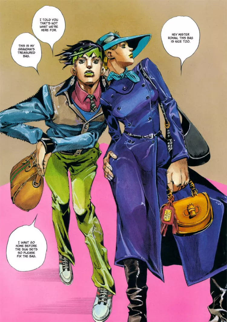 JoJo's Bizarre Adventure est l'un des manga et anime qui prend la mode au sérieux