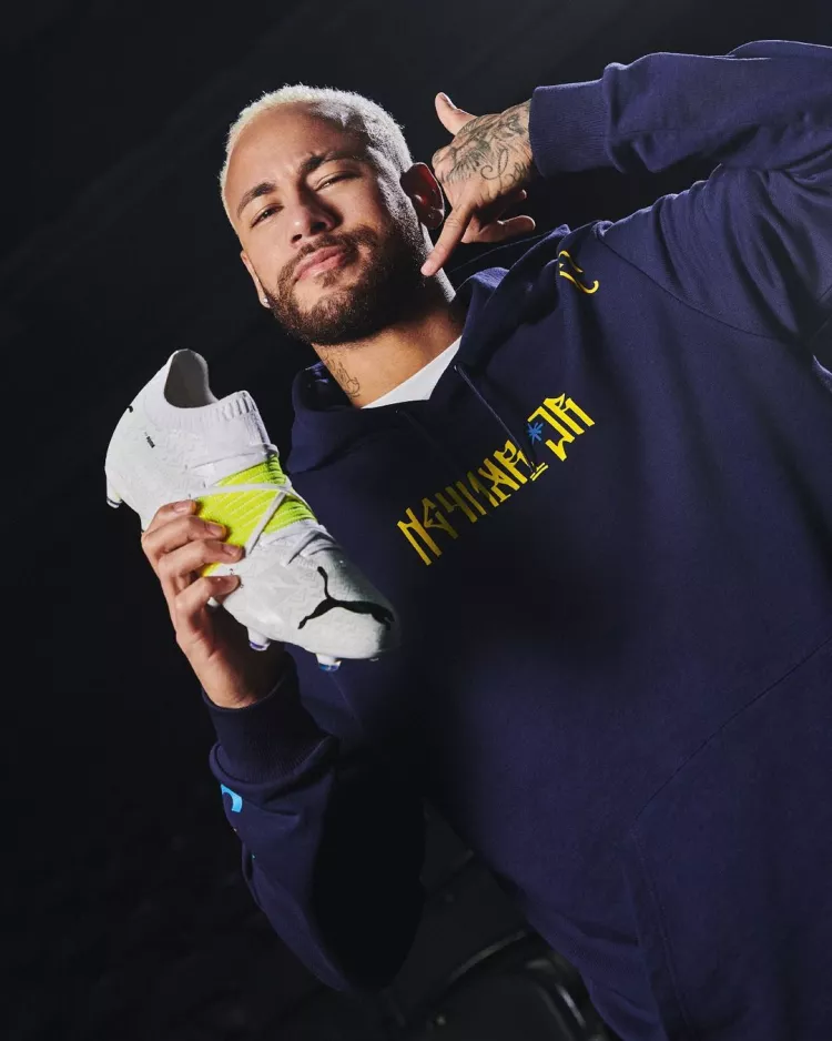 Neymar et sa botte faite par Puma