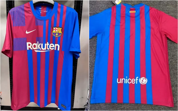 Maillot domicile de Barcelone pour la saison 2021-2022