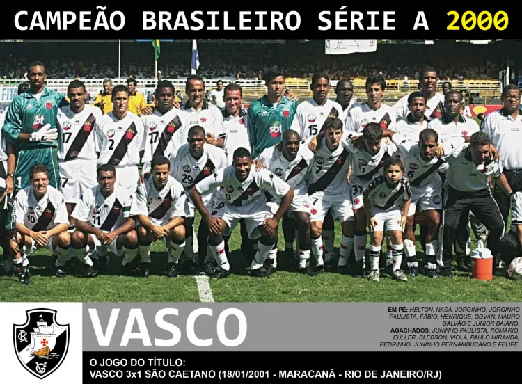 Vasco champion Copa João Havelange 2000