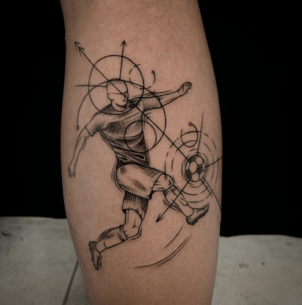 Meilleures idées de tatouage au blackwork pour les hommes géométriques 2022