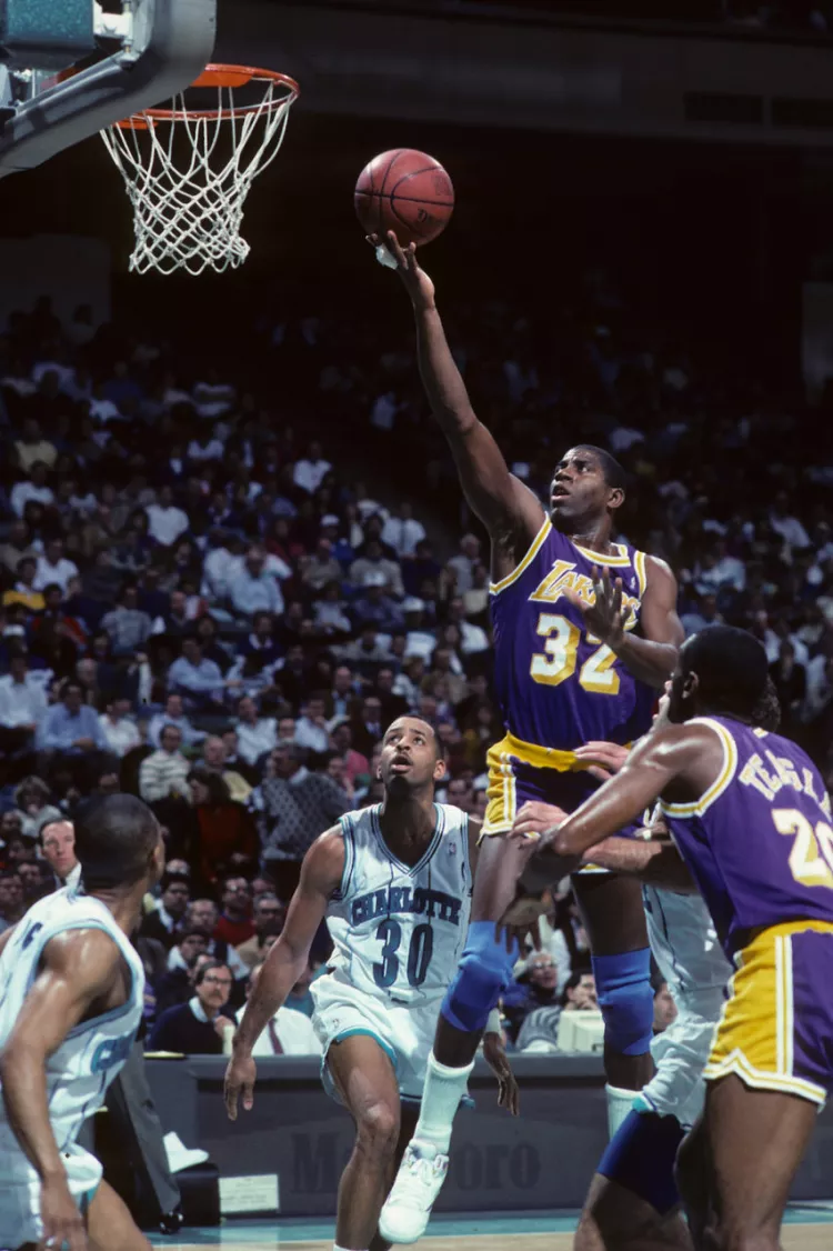 Magic Johnson, star de la NBA des années 80