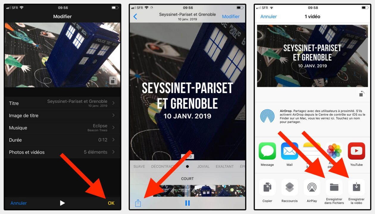 Comment faire un diaporama sur iPhone et l'enregistrer ?